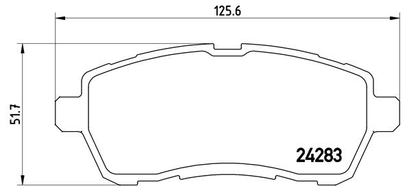 ÖN BALATA FIESTA VI 1.4-1.4TDCİ 1.6 TDCI 08 SWIFT 10 JUSTY 07 MAZDA II 07 SIRION 08