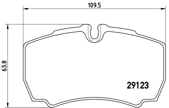 ARKA DİSK FREN BALATASI FORD TRANSIT 300 2.3 04/06 FORD TRANSIT 330 2.3 04/06