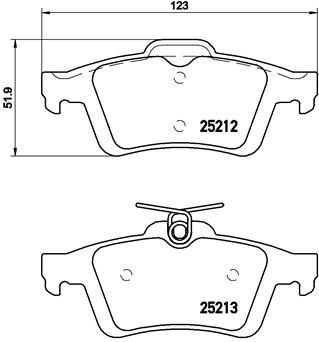 ARKA BALATA FOCUS II CMAX 03 CONNECT 02 LAGUNA III 07 OPEL VECTRA C 02 SIGNUM 03 CITROEN C5 08 PEUGEOT P508 10 18 1647875980-4254.A8