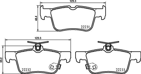 ARKA FREN BALATASI GALAXY III 15 MONDEO V 14 EDGE 15 19 FOCUS IV 17 KUGA III 19