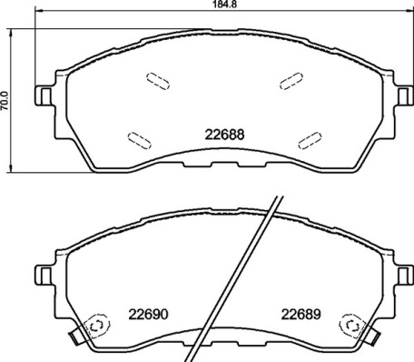 FREN BALATASI FORD RANGER TKE 04/11-