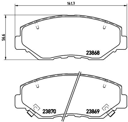 BALATA FREN ON- HONDA CRV 02 06-CIVIC 2016 FK-FC5-ACCORD 03 08