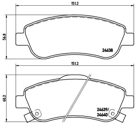 FREN BALATASI HONDA CR-V III RE 06/06- -HONDA CR-V IV RM 01/12-