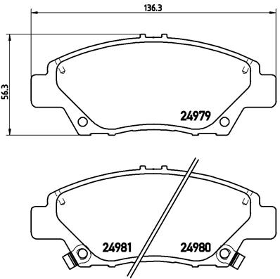 BALATA FREN ON - HONDA JAZZ 09 12-CITY 10 12-CRZ 11 12
