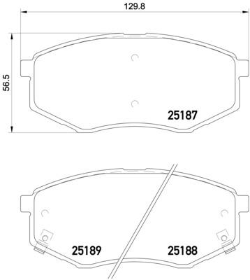 BALATA FREN ON- HYUNDAI SONATA 10 13 2.0 16V-2.4 16V LOW-MET