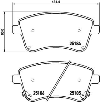 BALATA FREN ON- HYUNDAI IX20 11 14/KIA VENGA 11 14