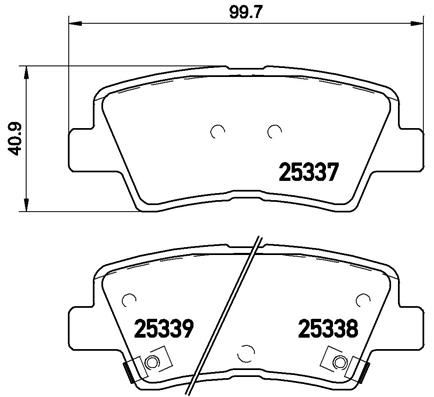 FREN BALATASI DODGE ATTITUDE 01/10- -HYUNDAI BEIJING VERNA HATCHBACK RB 12/10- -HYUNDAI BEIJING