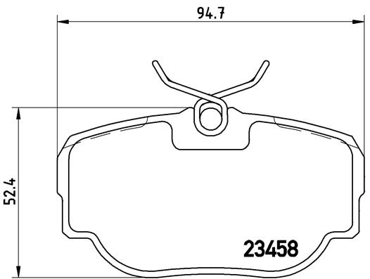 FREN BALATASI ARKA LANDROVER DISCOVERY II 4.0 V8 4 4 98-02-RANGE ROVER II 2.5 TD 4 4 94-02