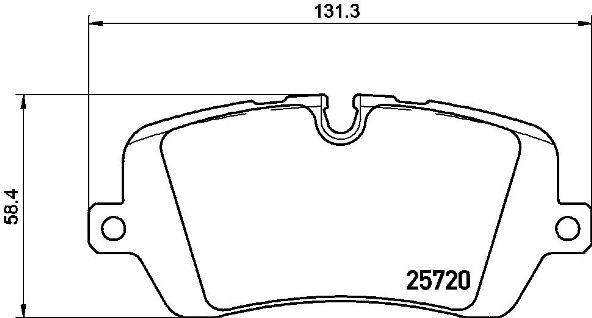 FREN BALATASI ARKA LANDROVER RANGE ROVER IV 5.0 V8 3.0TD 12-/RANGE ROVER SPORT 3.0TD 4 4 13-