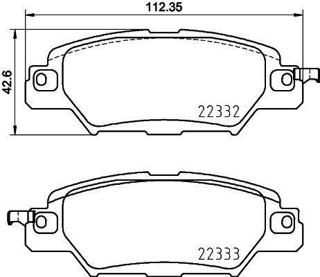 FREN BALATASI ARKA- MAZDA CX-5 2.0 AWD 2011 2017