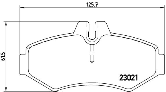 FREN BALATASI ARKA MERCEDES W463 B901 B904 . VW LT 28-35-46