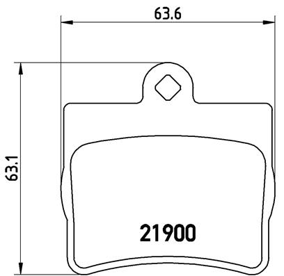 FREN BALATASI ARKA MERCEDES C-CLASS W202 94 00