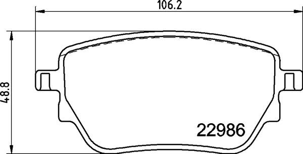 FREN BALATASI ARKA MERCEDES W177 V177 W247 C118 X118 H247 X247