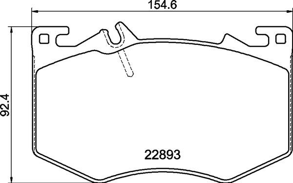 FREN BALATA TAKIMI MERCEDES BBDC A-CLASS W177 11-18- -MERCEDES A-CLASS W177 03-18- -MERCEDES A -CLASS SALOON V177 09-18- -MERCEDES CLA C118 03-19- -MERCEDES CLA SHOOTİNG BRAKE X118 06-19- -