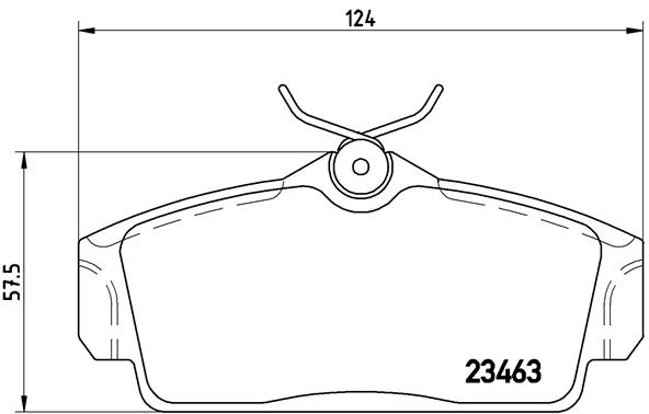 BALATA FREN ON- NISSAN PRIMERA-P11 96 02 1.6 1.8 2.0/ALMERA 00 10 ALTI DUZ TIP