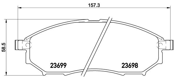 FREN BALATASI ON RENAULT KADJAR 2015-NISSAN QASQHAI 1.6-2.0 DCI 07-14 LOW-MET