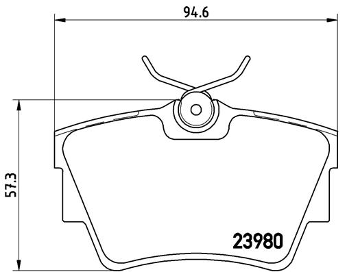 FREN BALATASI ARKA RENAULT TRAFIC II TRAFIC III VIVARO TALENTO 1.6 R9M 1.9 F9Q 2.0 M9R