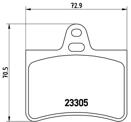 FREN BALATASI ARKA 597369 WVA 23305 CITROEN C5 2.0I 16V 2.2HDI 3.0