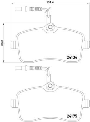 FREN BALATASI ON PEUGEOT 407 1.6 HDI 110 FAP 05/04-