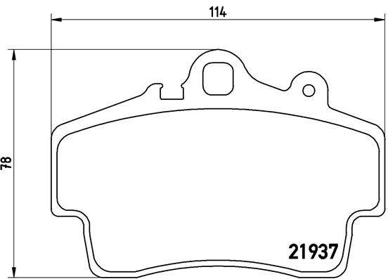 ÖN BALATA PORSCHE BOXSTER 2.7 24V-S 3.2 99 911 3.6 GT3 99 3.4 CARRERA 97 BOXSTER 2.5 24V
