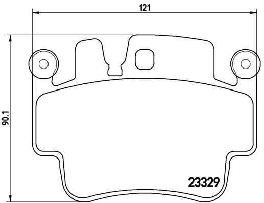 ÖN BALATA PORSCHE BOXSTER 2.7 24V-S 3.2 99 911 3.6 GT3 99 3.4 CARRERA 97 BOXSTER 2.5 24VM 0986TB2854