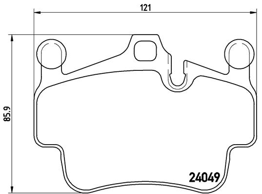 ÖN BALATA PORSCHE BOXSTER 08-11 -CAYMAN 05 911 04-12