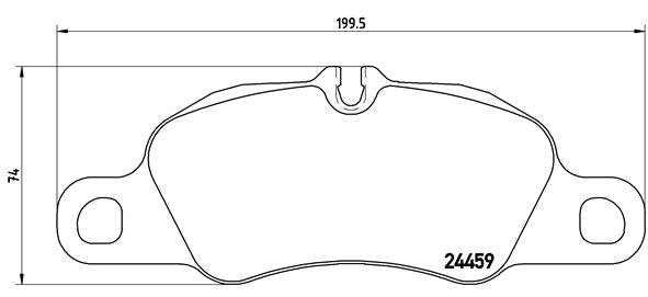 ÖN BALATA PORSCHE 911 2008-2019 BOXSTER 2012-2016 BOSTER 718 2016 CAYMAN 981 718 2013-2016