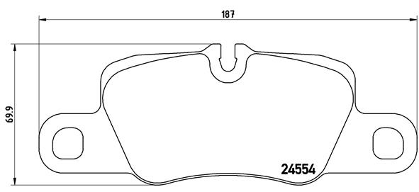 ARKA BALATA PORSCHE 911 2011-2019 PANAMERA 2011 2016