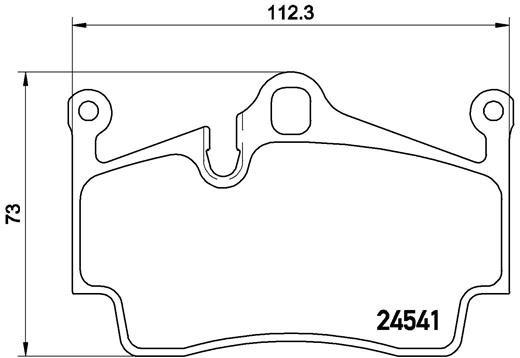 ARKA BALATA CAYMAN 2.7 06 CAYMAN S 3.4 05 BOXSTER 2.7 24V-S 3.2 99 9113.6 GT3 99