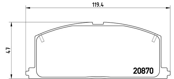 BALATA FREN ON- TOYOTA COROLLA 88 95 AE92-E100 KARBURATORLU LOW-MET