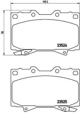 FREN BALATASI ARKA TOYOTA LAND CRUISER 02-
