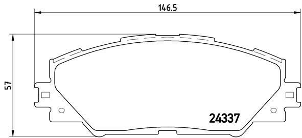 FREN BALATASI SCION TC COUPE 09/09- -TOYOTA FAW RAV4 A3 04/09-08/13-TOYOTA FAW RAV4 A4 08/13