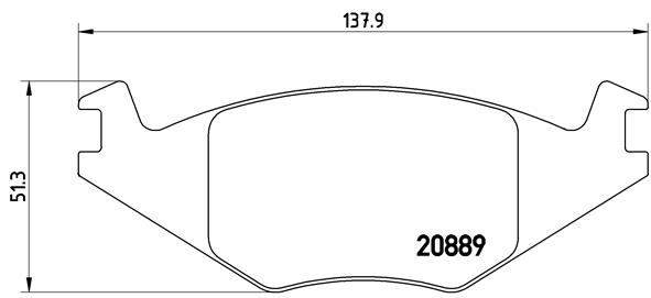 DİSK BALATA ÖN SEAT CORDOBA-IBIZA II-GOLF I-II-III-JETTA I-II-PASSAT-POLO