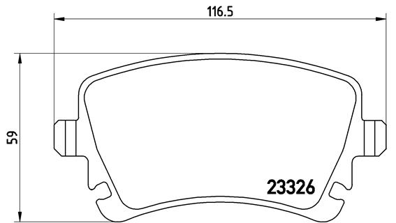 ARKA BALATA PHAETON 3.2 V6 3.6 4.2 6.0 W12 5.0 V10 TDI 02 3.0V6 TDİ 04 07 13