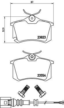 ARKA BALATA FLUENCE-MEGANE II-III-P207-P308-P307-PARTNER-BERLINGO-C2-C3-C4-CROSSLAND- BORA-PASSAT 97 GOLF IV-V-POLO 87X52.9X17