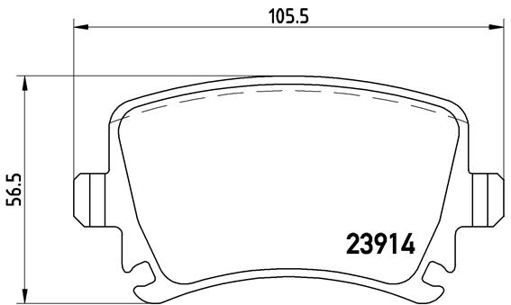 ARKA BALATA PASSAT-CC-CADDY-GOLF5-GOLF6-JETTA-A3-A6-LEON-OCTAVIA-SUPERB 04 GDB1622