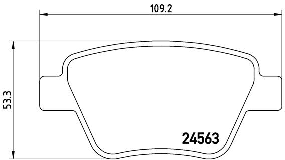 0986TB3114 ARKA BALATA CADDY-GOLF6-JETTA-A3-OCTAVIA-SUPERB 10 0986TB3114