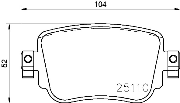 ARKA BALATA VW CADDY IV 2.0TDI 15 CUUF-DFSF 104.1X17.2X51.6