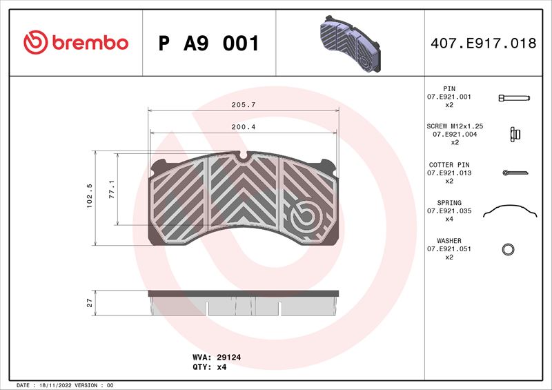FREN BALATASI MERITOR LM -