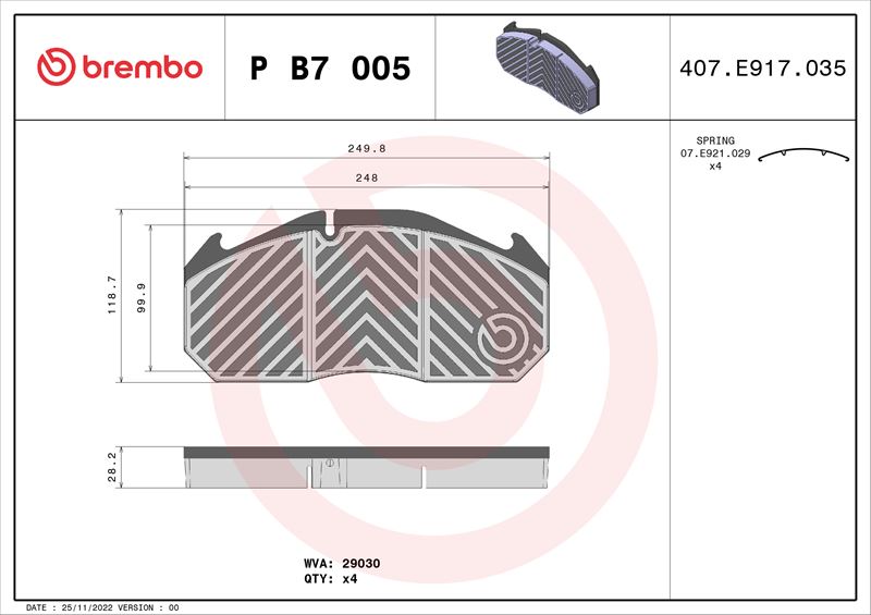 FREN BALATASI MERCEDES-BENZ HO - -MERCEDES-BENZ O 340 01/91-12/95-MERCEDES-BENZ O 404 01/91-12/99-ME