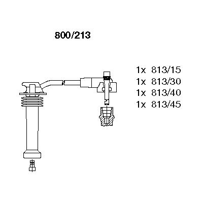 BUJI KABLO TK. FORD MONDEO 93 00 2.0 16V ZETEC