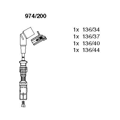 BUJİ KABLOSU TAKIM E46 M43