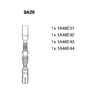 ATESLEME KABLOSU SETI MERCEDES M266 W169 W245