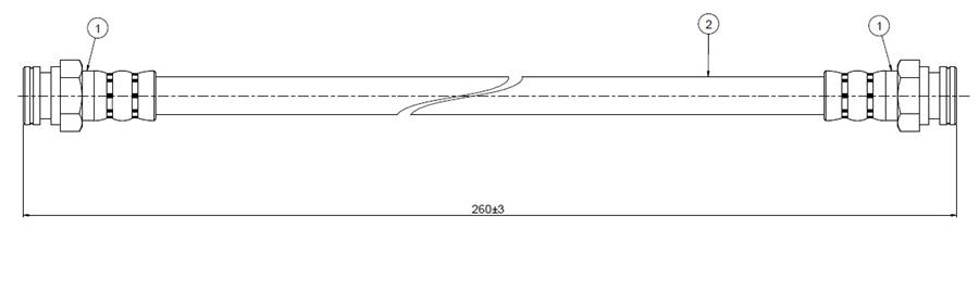 FREN HORTUMU ARKA PRAİRİE M10 83-89