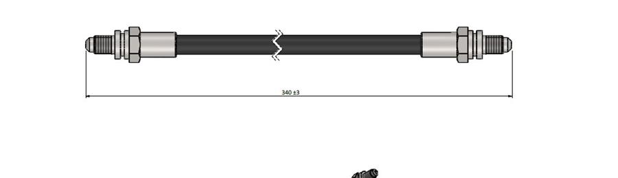 FREN HORTUMU ARKA SİERRA 4X4 RS 85-