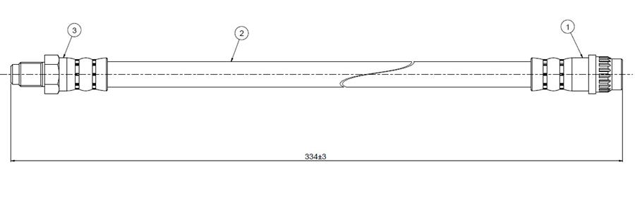 FREN HORTUMU ARKA SAFRANE V6İ QUADRA 92-