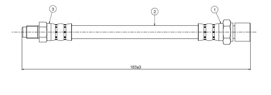 FREN HORTUMU ARKA Hİ-LUX LN-RN-30 41 79-83