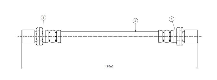 FREN HORTUMU ARKA CELİCA RA-MA-61 2.8İ 83-85