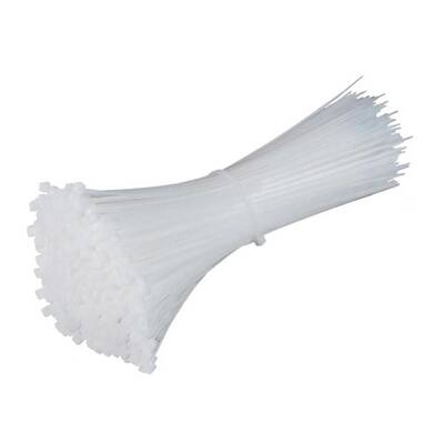 2.5 MM X 200MM KABLO BAĞI İTHAL BEYAZ 1 PAKET 100 ADET