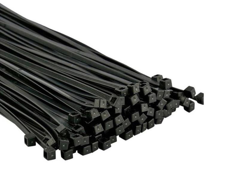 4.5 MM X 300 MM KABLO BAĞI İTHAL SİYAH 1 PAKET 100 ADET